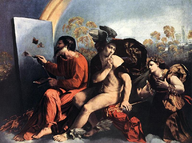 DOSSI, Dosso Jupiter, Mercury and the Virtue df oil painting image